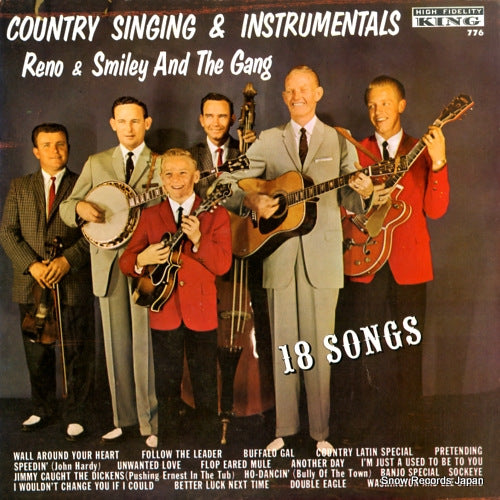 RENO AND SMILEY country singing & instrumentals KLP-776