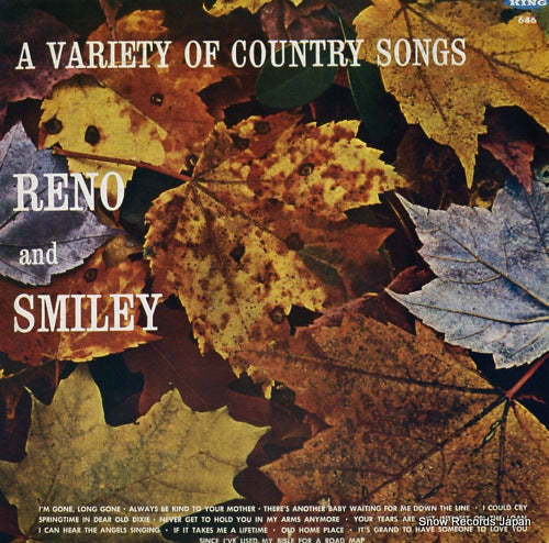 RENO, DON, AND RED SMILEY a variety of country songs KING646 / K-12-646