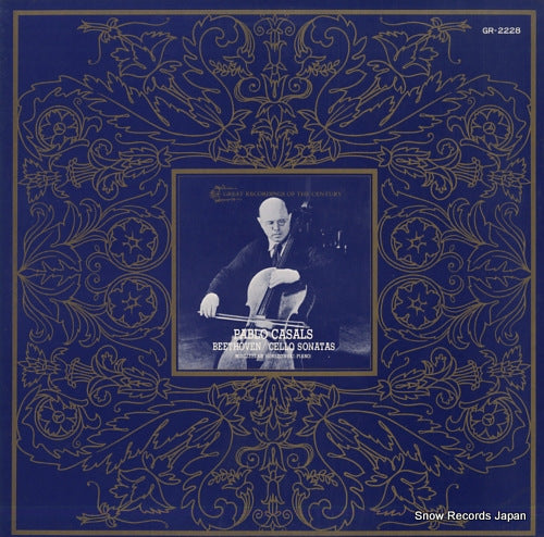 CASALS, PABLO beethoven; cello sonata no.1 in f major op.5 no.1 GR-2228