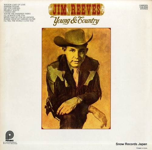 REEVES, JIM young and country CAS-2532