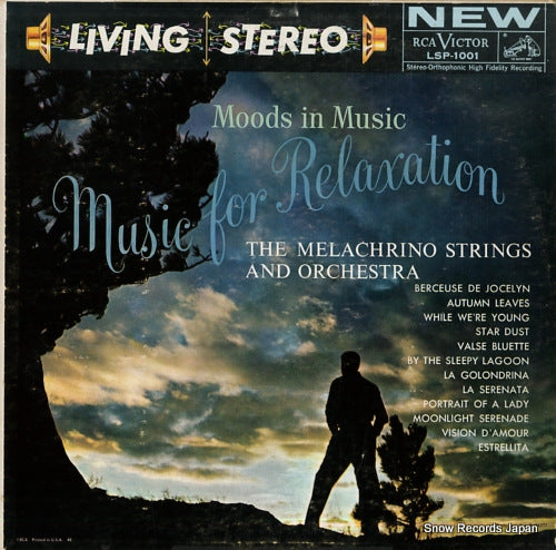MELACHRINO STRINGS AND ORCHESTRA, THE moods in music: music for relaxation LSP-1001