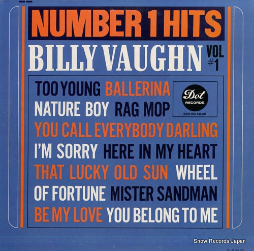 VAUGHN, BILLY number 1 hits, vol.1 DLP3540