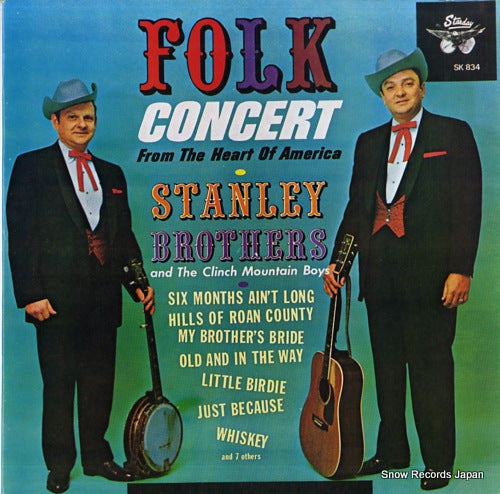 STANLEY BROTHERS, THE folk concert SK834