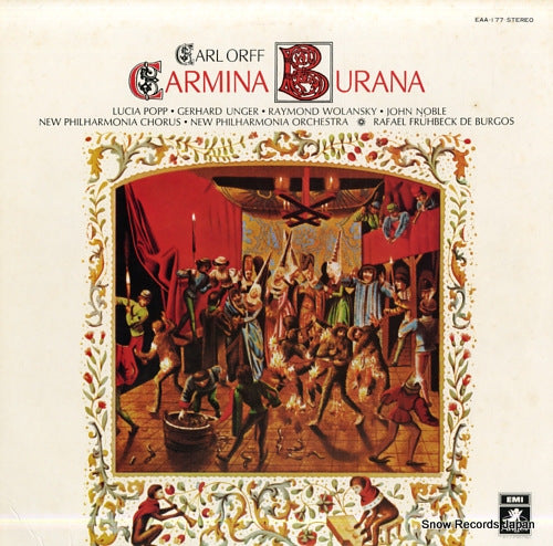 FRUHBECK DE BURGOS, RAFAEL carmina burana(cantiones profanae) EAA-177