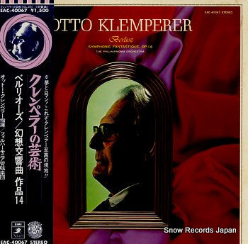 KLEMPERER, OTTO berlioz; symphonie fantastique, op.14 EAC-40067