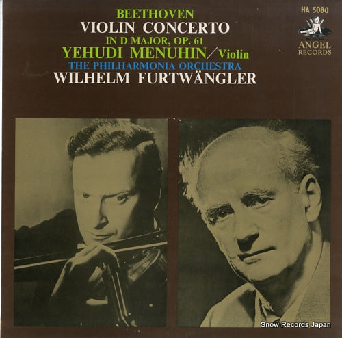 FURTWANGLER, WILHELM beethoven; violin concerto in d major, op.61 HA5080