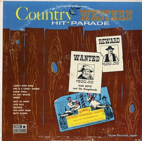 BOYD, SLIM country & western hit parade CX191