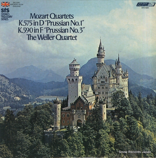 WELLER QUARTET, THE mozart; quartets k.575 in d "prussian no.1" / k.590 in f "prussian no.3" STS15291