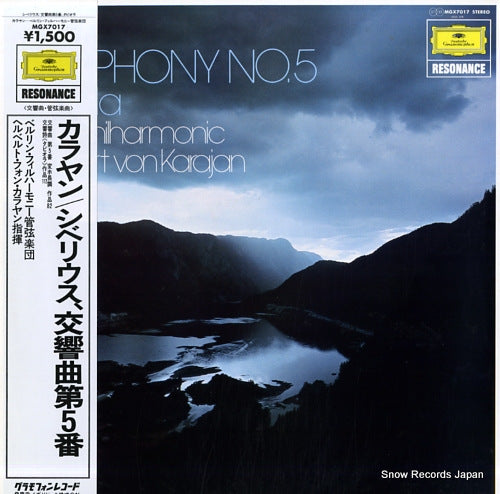 KARAJAN, HERBERT VON sibelius; symphony no.5 MGX7017