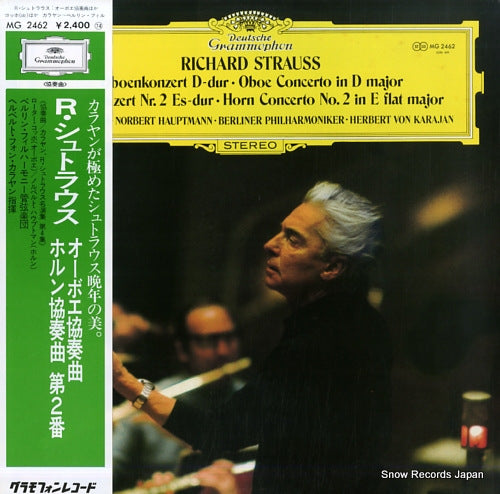 KARAJAN, HERBERT VON r.strauss; konzert fur oboe und kleines orchester d-dur MG2462