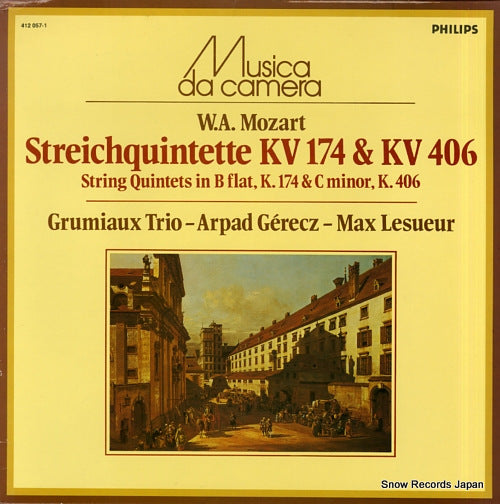 GRUMIAUX TRIO, THE mozart; streichquintette kv174 & kv406 412057-1