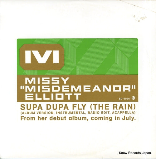 MISSY "MISDEMEANOR" ELLIOTT supa dupa fly (the rain) ED-6036