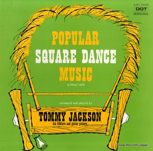JACKSON, TOMMY popular square dance music without calls SJET-5028