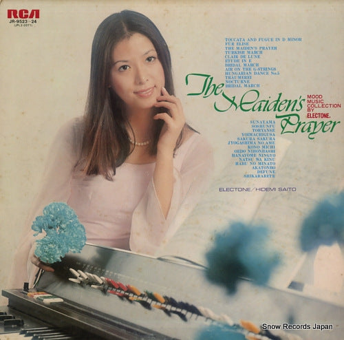 SAITO, HIDEMI the maiden's prayer ~ mood music collection by electone JR-9523-24