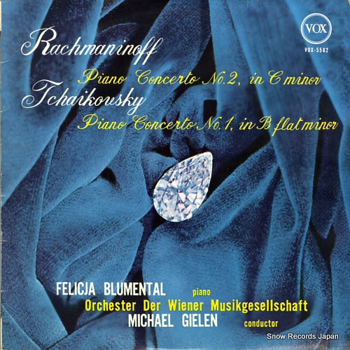 BLUMENTAL, FELICJA rachmaninoff; piano concerto no.2, in c minor VOX-5562