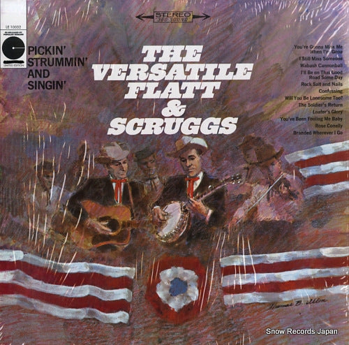 FLATT, LESTER, AND EARL SCRUGGS the versatile flatt & scruggs: pickin', strummin' and singin' LE10032