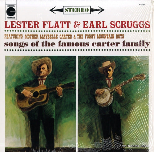FLATT, LESTER, AND EARL SCRUGGS songs of the famous carter family P13263
