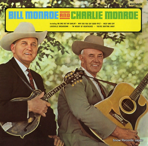 MONROE, BILL, AND CHARLIE MONROE bill monroe and charlie monroe MCA-124