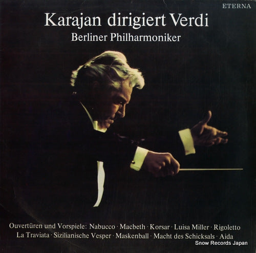 KARAJAN, HERBERT VON karajan dirigiert verdi (ouvert&#252;ren und vorspiele) 827749
