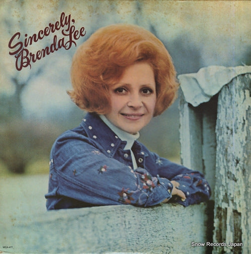LEE, BRENDA sincerely, brenda lee MCA-477