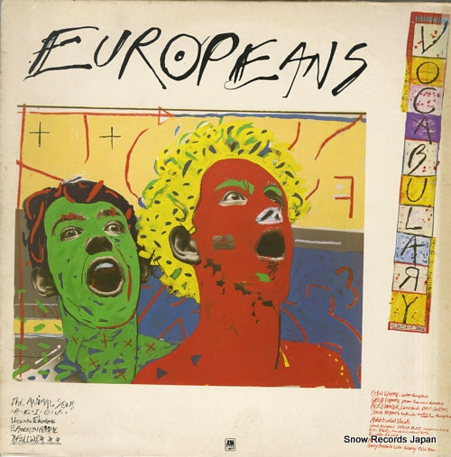 EUROPEANS vocabulary AMLX68558