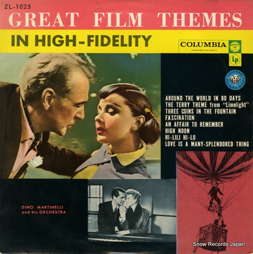 MARTINELLI, DINO, AND HIS ORCHESTRA great film themes in high fidelity ZL-1025