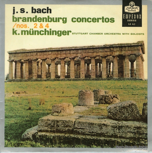 MUNCHINGER, KARL j.s.bach; brandenburg concertos / nos.2&4 LE42