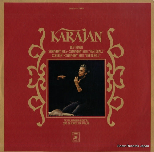 KARAJAN, HERBERT VON beethoven; symphony no.5 / symphony no.6, "pastorale" EAA-93177B