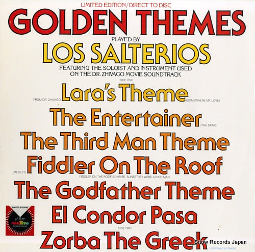 LOS SALTERIOS golden themes RT-111