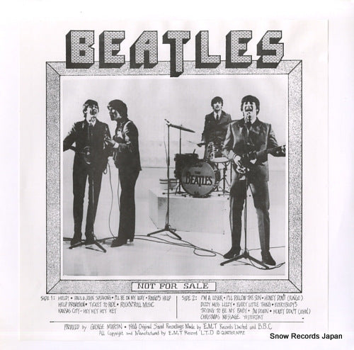 BEATLES, THE not for sale BD-3561