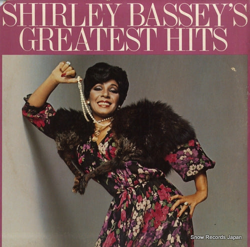 BASSEY, SHIRLEY shirley bassey's greatest hits UA-LA715-H2