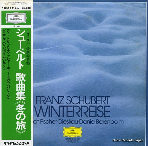 FISCHER-DIESKAU, DIETRICH schubert; winterreise 52MG9215/6