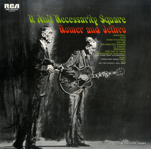 HOMER AND JETHRO it ain't necessarily square RMP-5043(S)