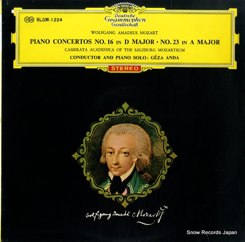 ANDA, GEZA mozart; concerto for piano and orchestra no.16 in d major, k.451 SLGM-1224