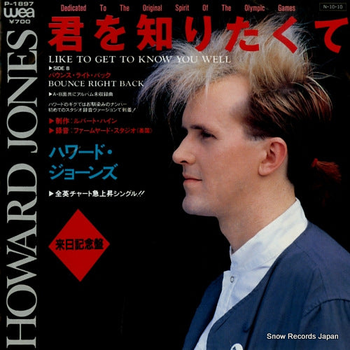 JONES, HOWARD like to get to know you well P-1897