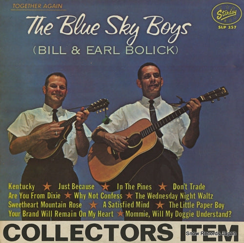 BLUE SKY BOYS, THE together again SLP257