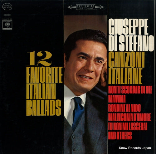 DI STEFANO, GIUSEPPE canzoni italiane - 12 favorite italian ballads MS6568