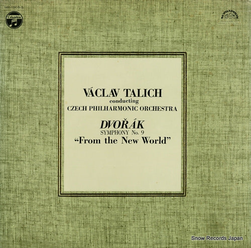 TALICH, VACLAV dvorak; symphony no.9 "from the new world" HR-1005-S