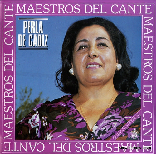 DE CADIZ, PERLA maestros del cante 5304031181