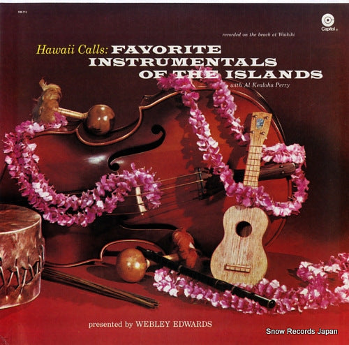 EDWARDS, WEBLEY hawaii calls: favorite instrumentals of the islands SM-715