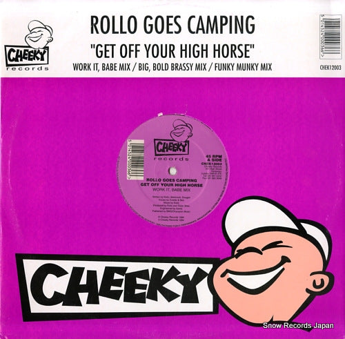 ROLLO GOES CAMPING get off your high horse CHEK12003