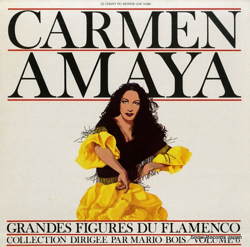 AMAYA, CARMEN grandes figures du flamenco volume 6 LDX74880