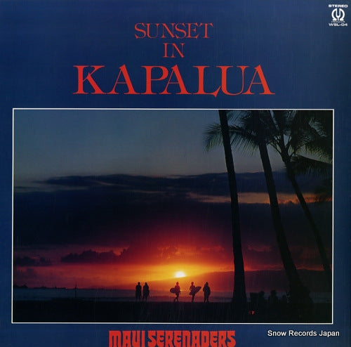 MAUI SERENADERS sunset in kapalua WSL-04