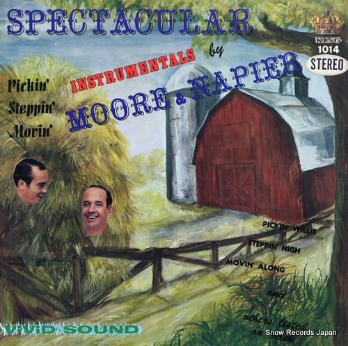 MOORE AND NAPIER spectacular pickin', steppin' and movin' instrumentals by moore & napier KING1014