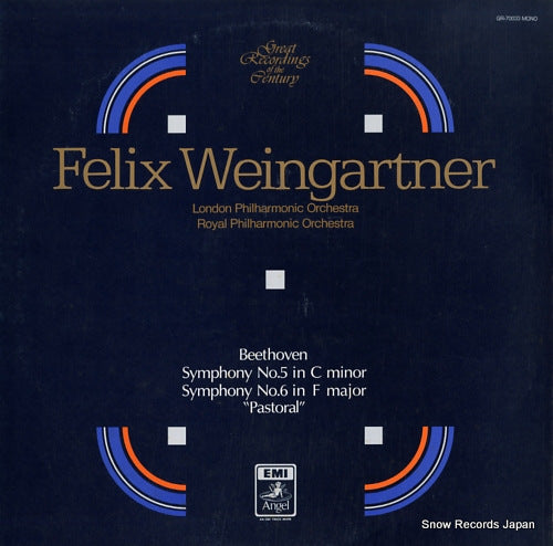 WEINGARTNER, FELIX beethoven; symphony no.5 in c minor GR-70033