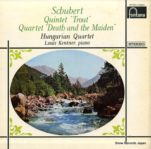 HUNGARIAN QUARTET schubert; quintet "trout" SFON-10601