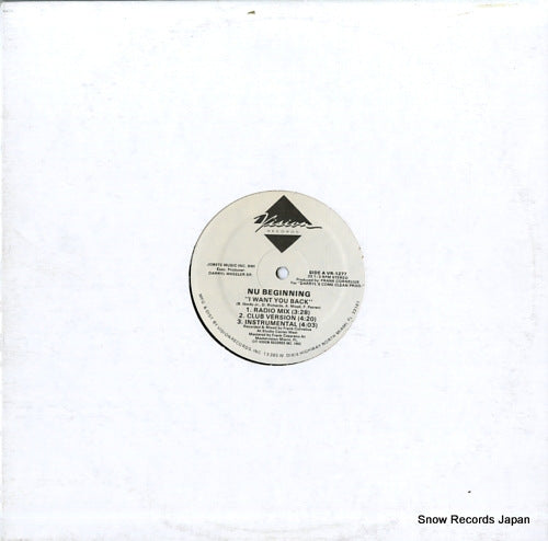 NU BEGINNING i want you back VR-1277