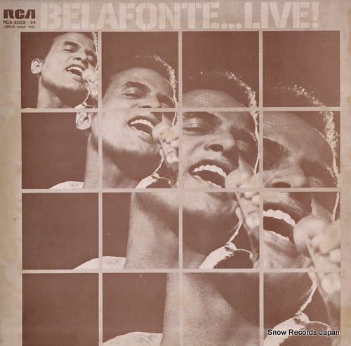 BELAFONTE, HARRY belafonte live RCA-5033-34 / SPLD-1039-40