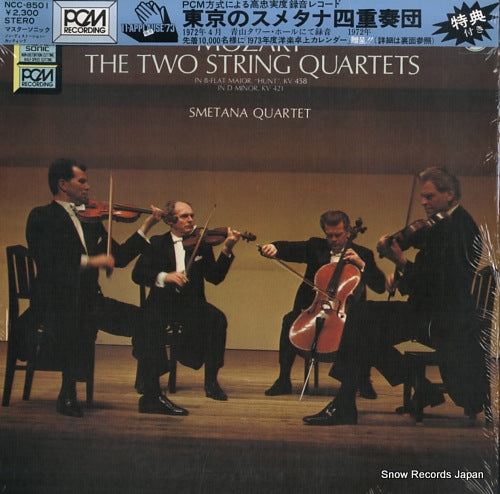 SMETANA QUARTET mozart; the two string quartets NCC-8501-N