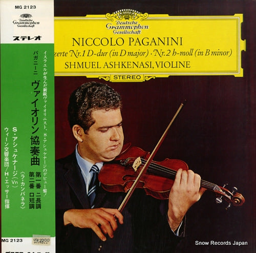ASHKENASI, SHMUEL paganini; violin concerto no.1 / no.2 "la campanella" MG2123